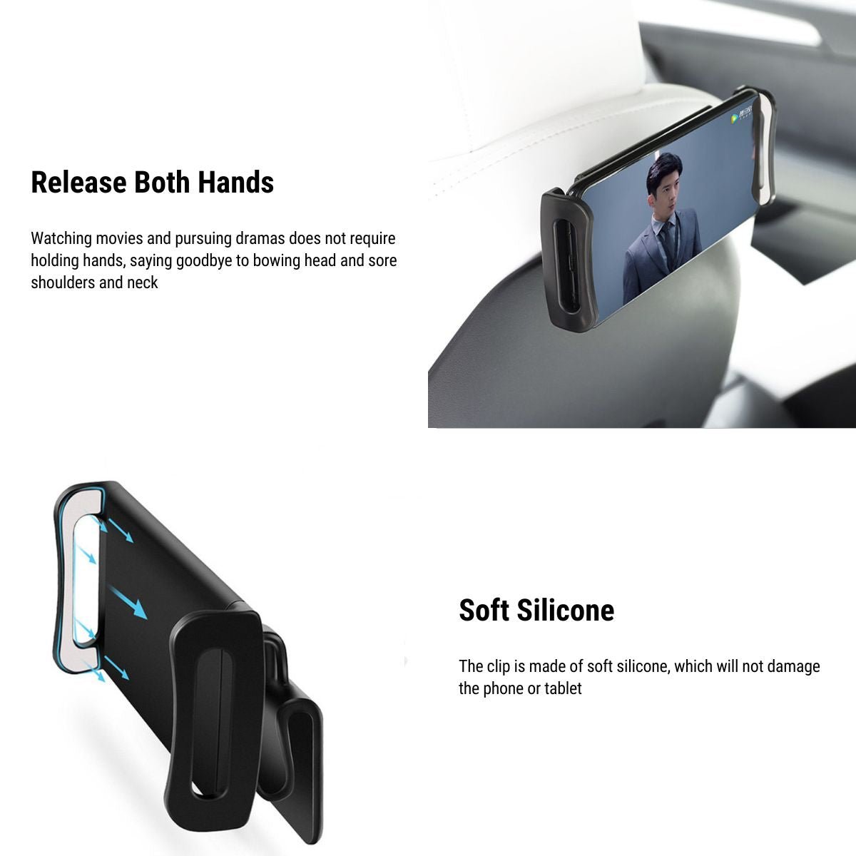 Headrest Ipad Phone Mount for Tesla Model 3 & Model Y