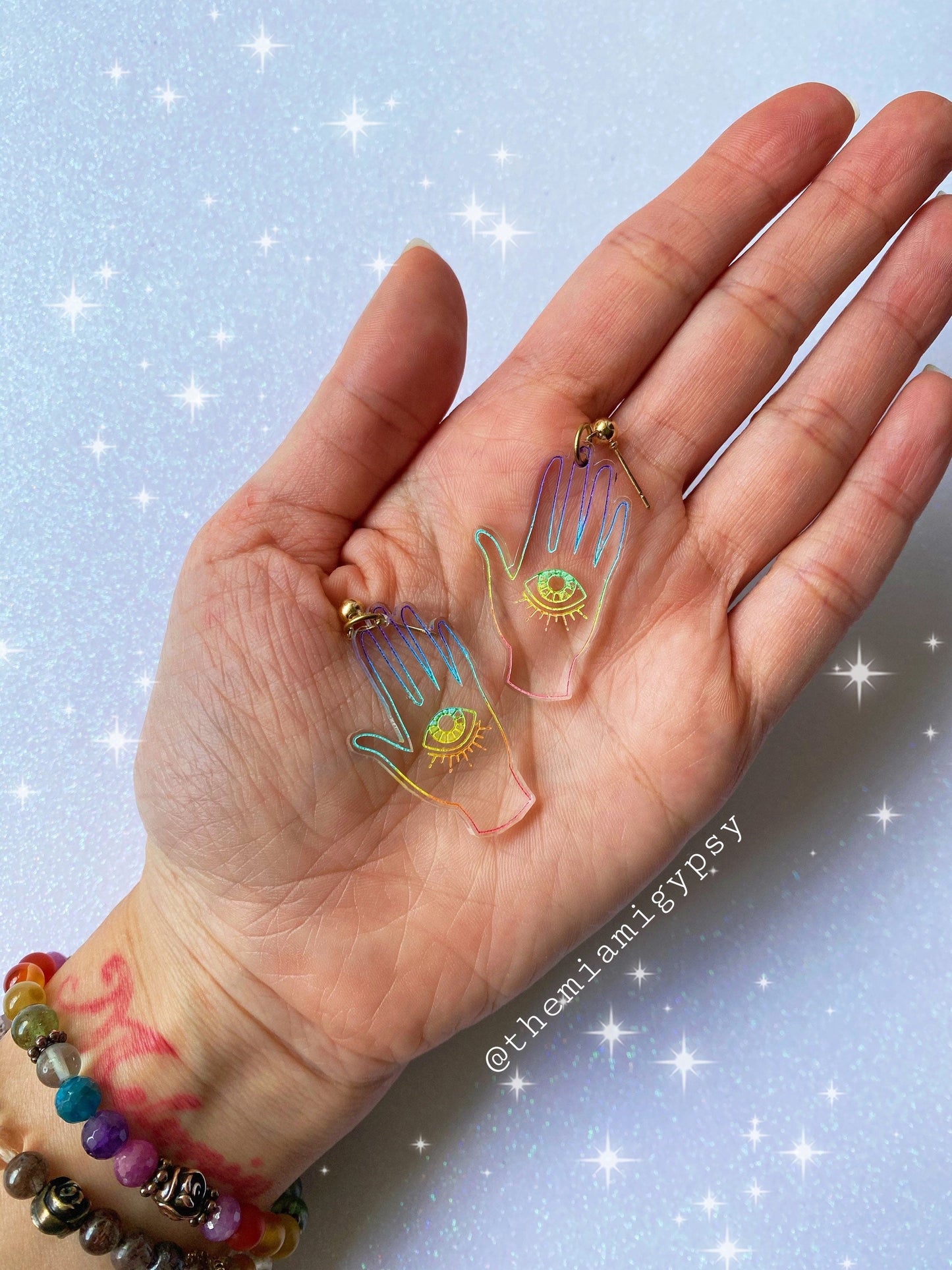 Rainbow Witch Earrings