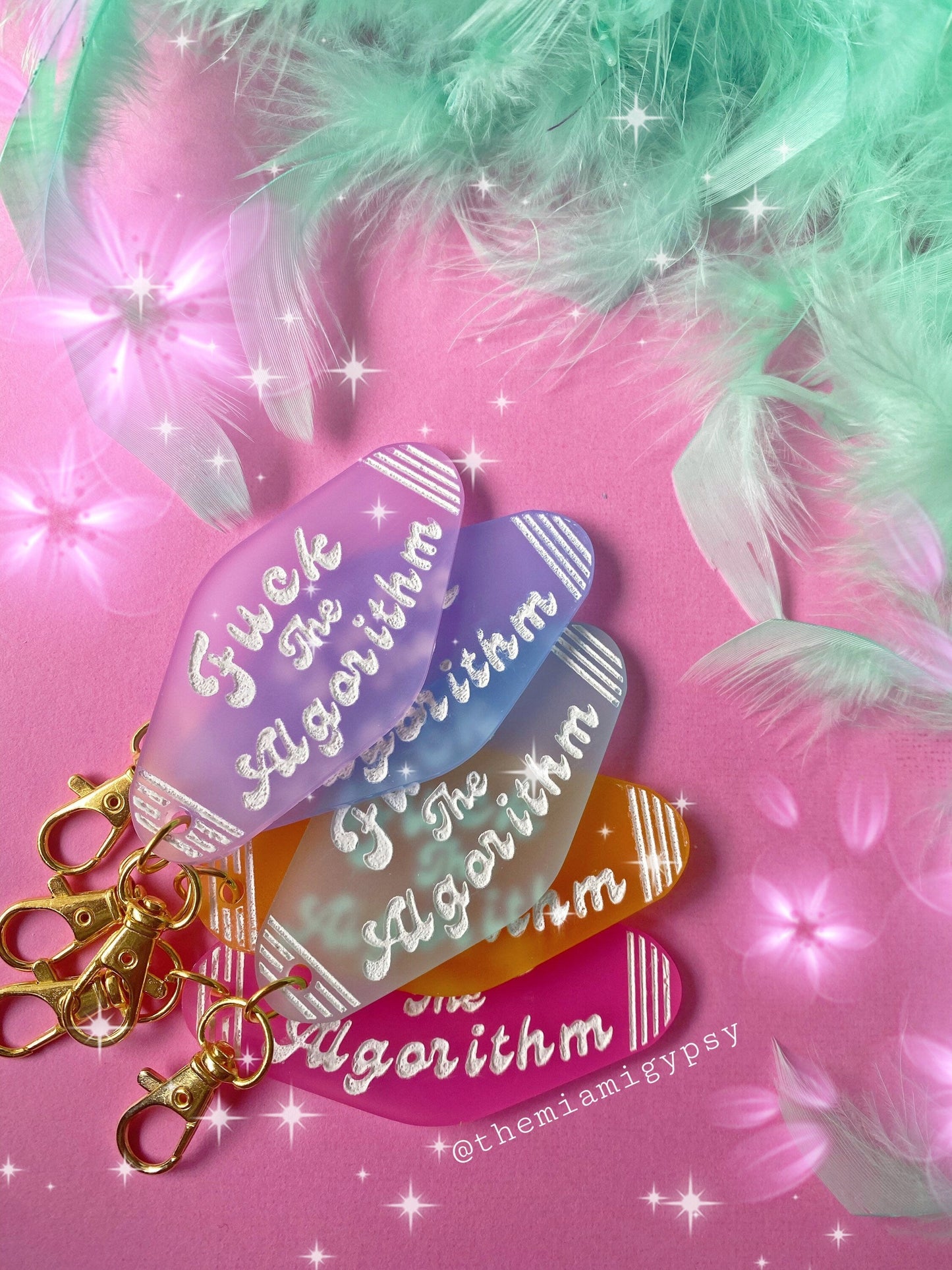 F the Algorithm acrylic Keychains