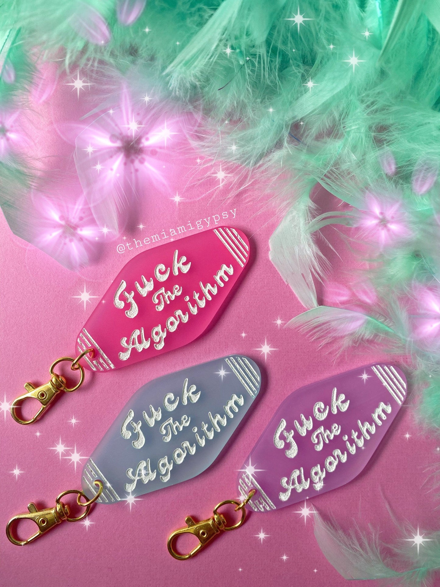 F the Algorithm acrylic Keychains