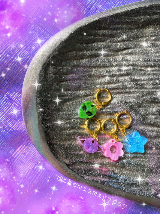 We Come in Peace Earrings