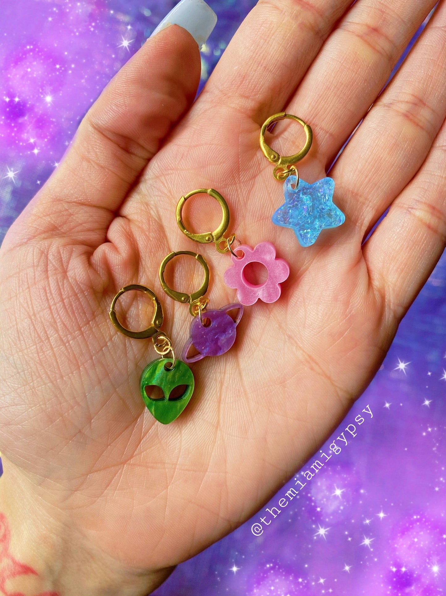 We Come in Peace Earrings