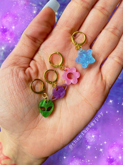 We Come in Peace Earrings