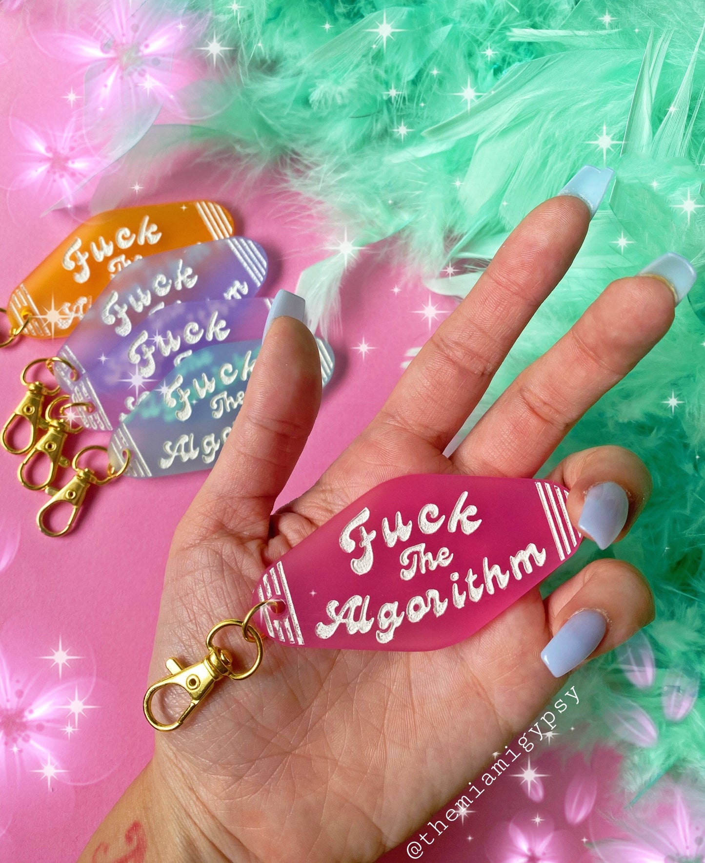 F the Algorithm acrylic Keychains