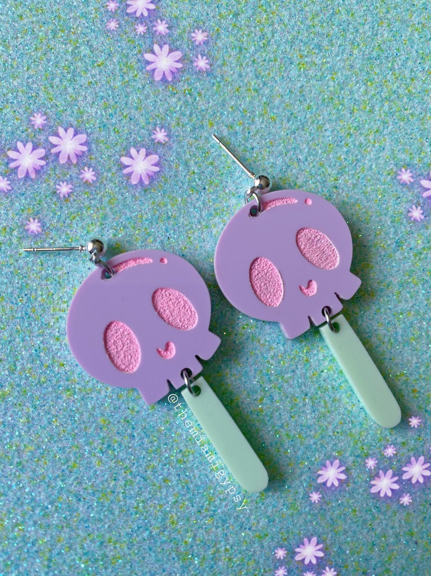 Kawaii Candy Apple Earrings