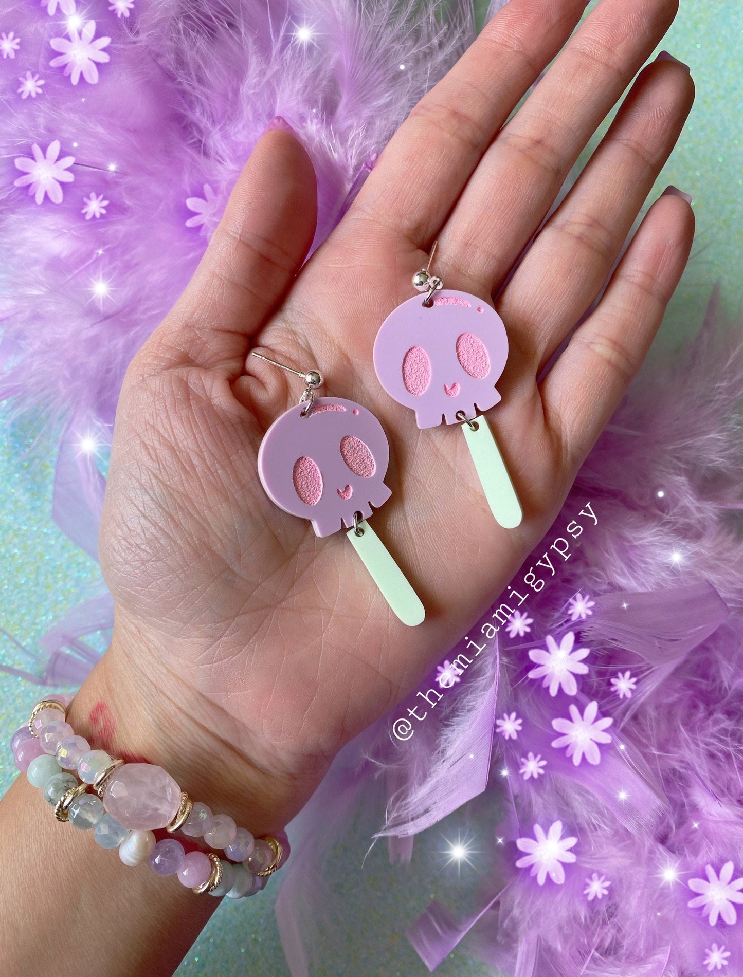 Kawaii Candy Apple Earrings