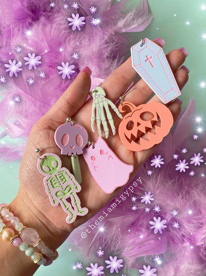 Kawaii Coffin Earrings