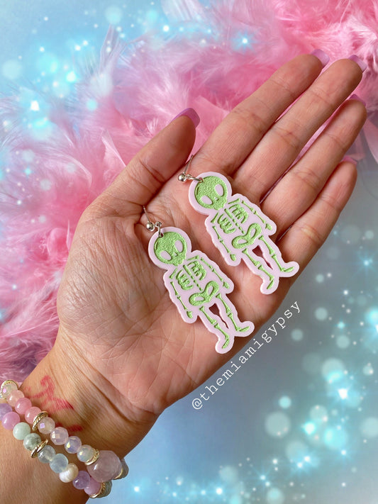 Kawaii Skeleton Earrings