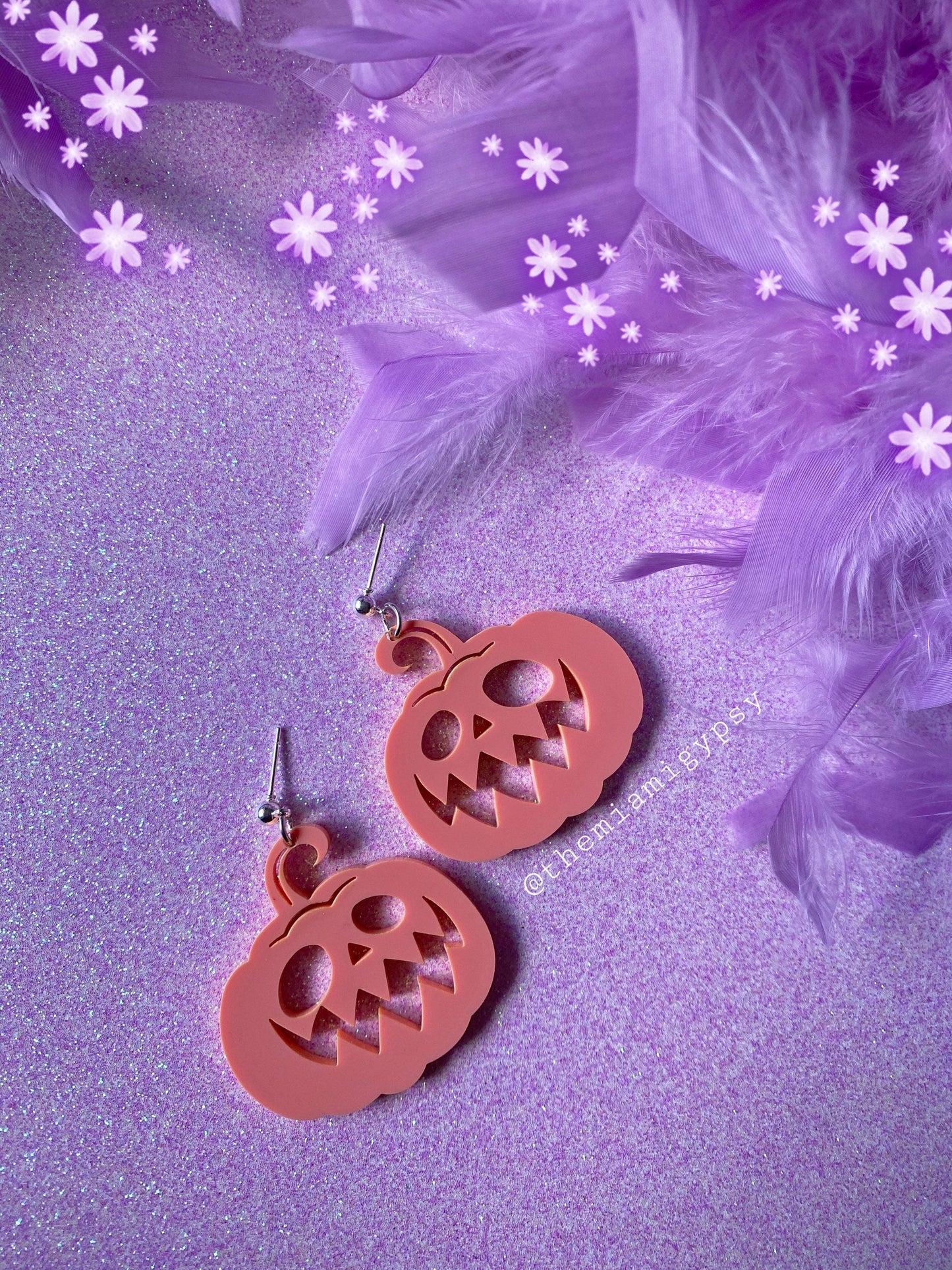 Kawaii Pastel Pumpkin Earrings