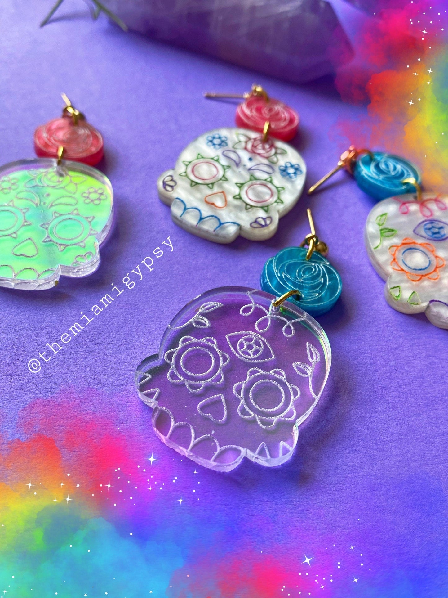 Sugar Skull Earrings