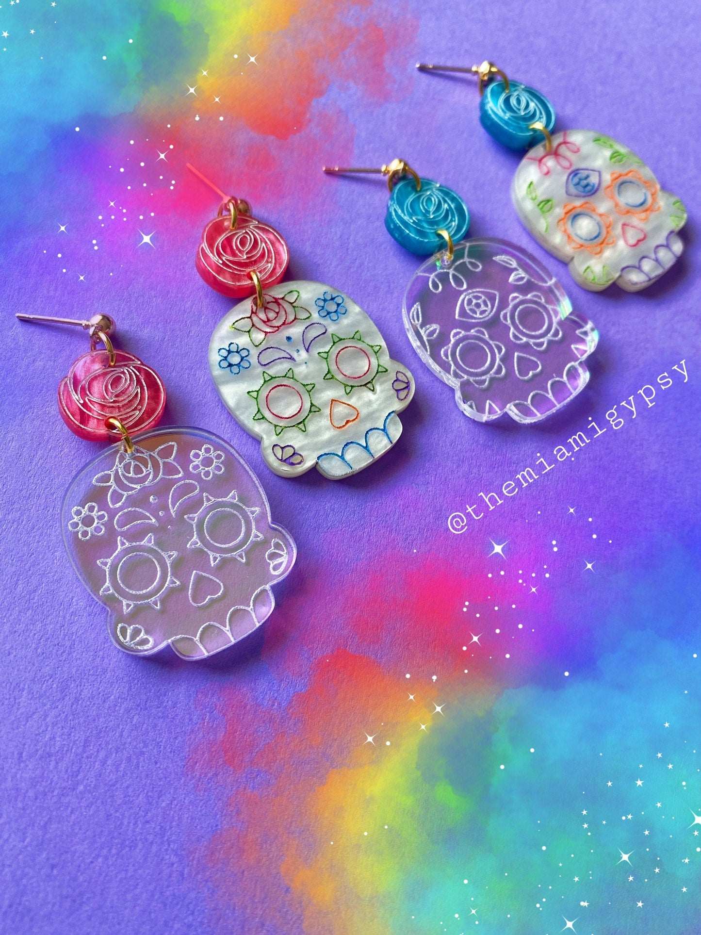 Sugar Skull Earrings