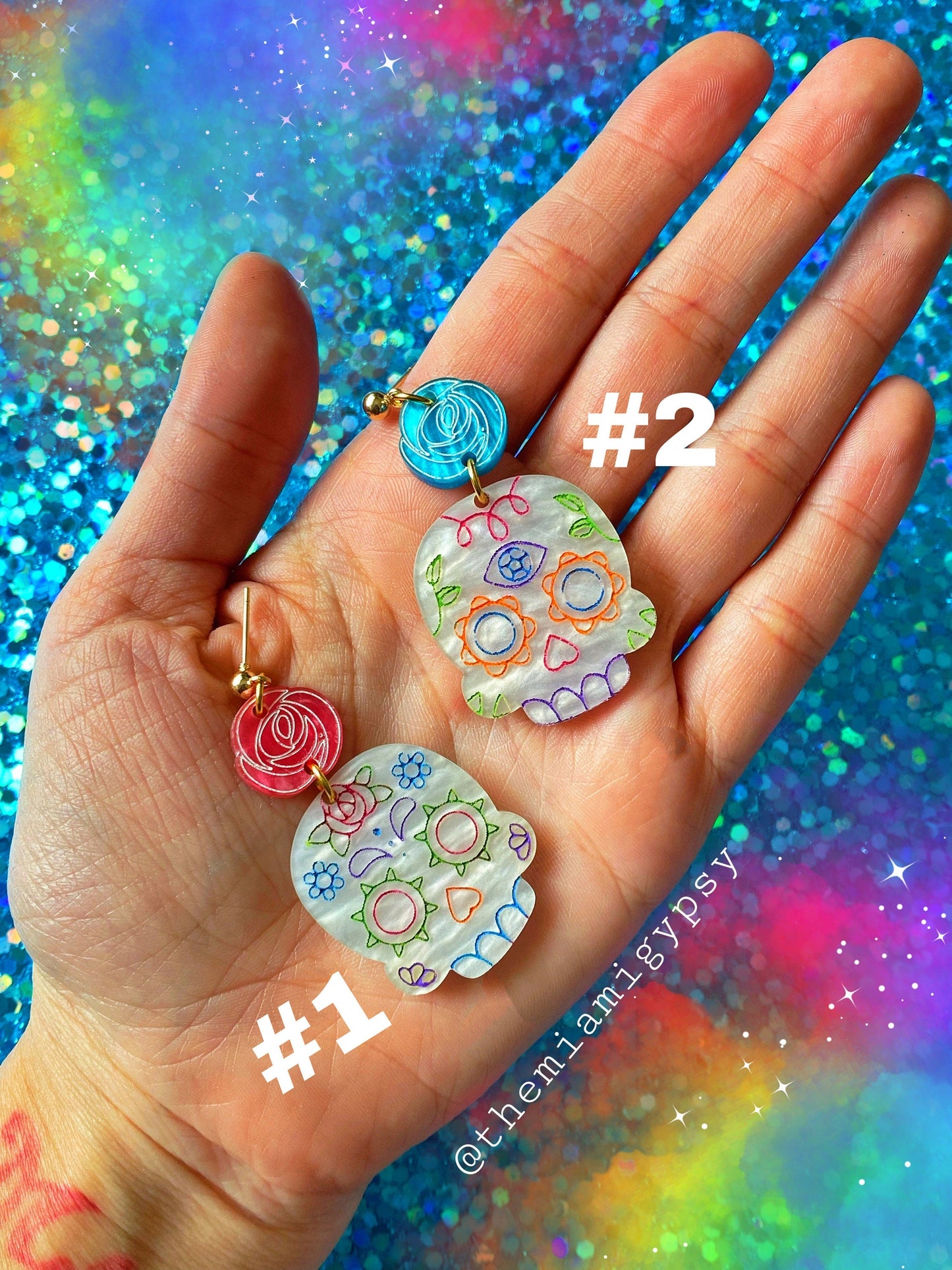 Sugar Skull Earrings