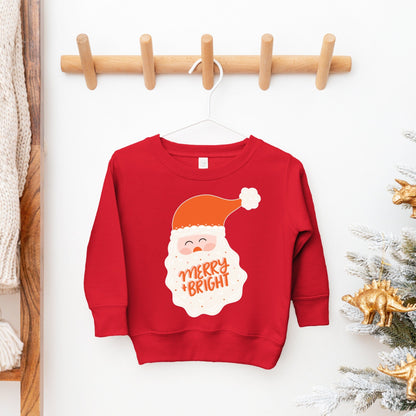 Merry and Bright Santa Sweatshirt