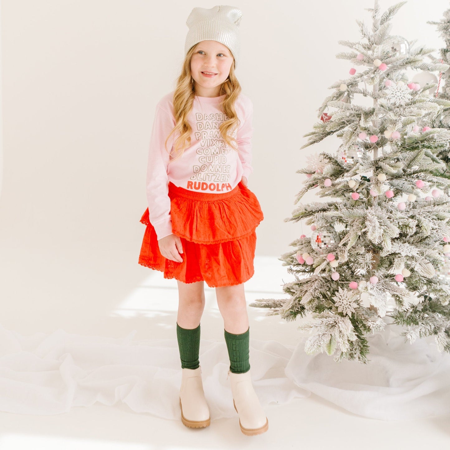 Rudolf Reindeer list Toddler and Youth Christmas shirt