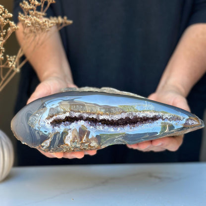 Amethyst geode huge, authentic amethyst