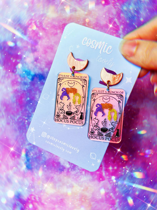 Sister Witches Tarot Earrings