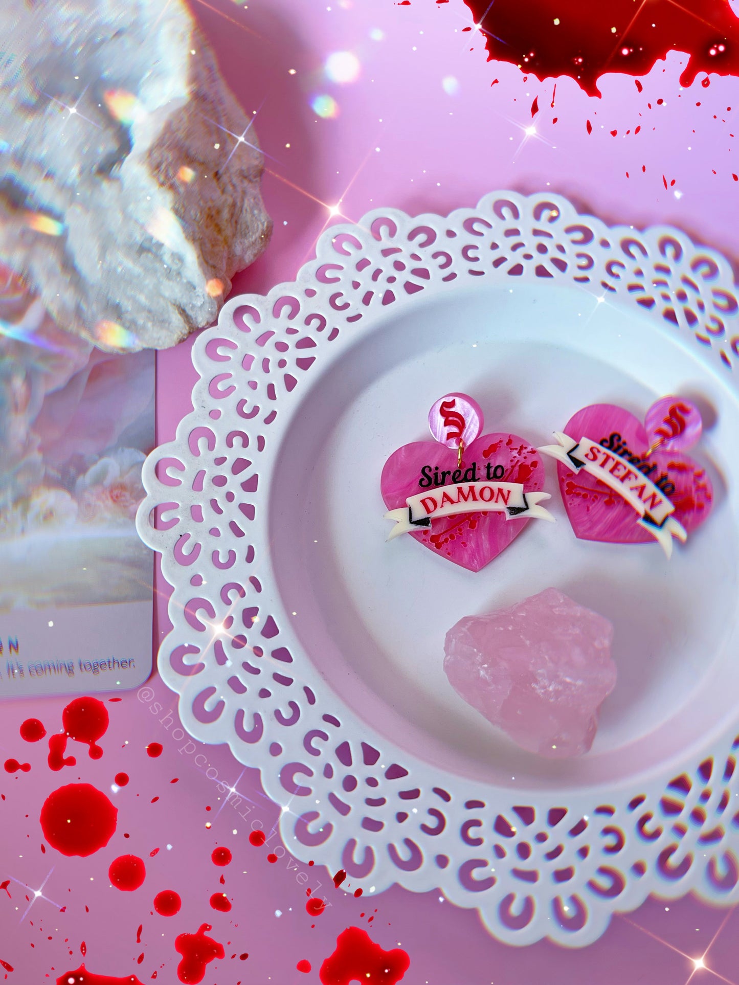 Sired: TVD Heart Earrings