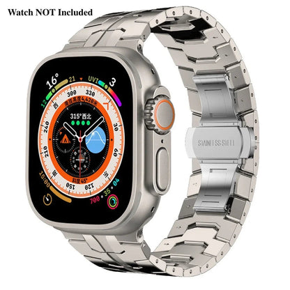 Stainless Steel Metal Watchband For Apple Watch-Ironman Version