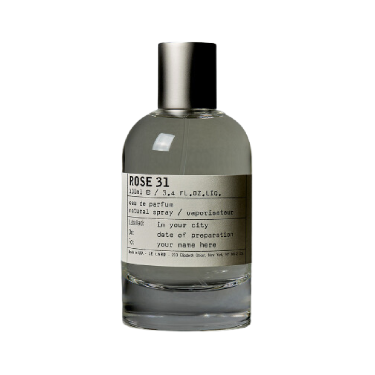 Le Labo Rose 31 Tester