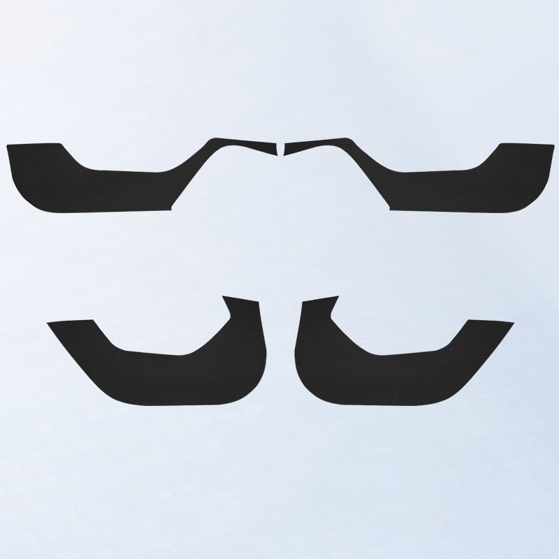 Leather Anti-kick Mat Sticker Interior Anti-Dirt Protector for Tesla Model 3 (4PCS)