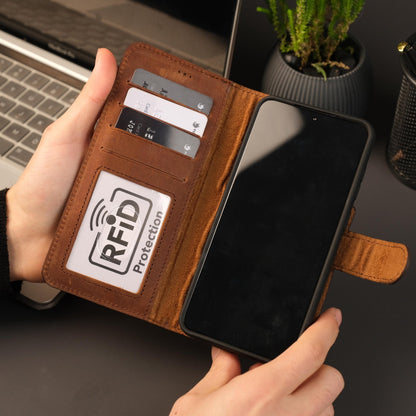 Leather Samsung Galaxy S25 Plus Wallet Case | Buffalo