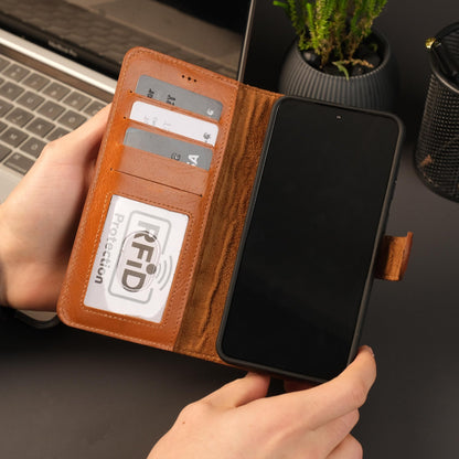 Leather Samsung Galaxy S25 Plus Wallet Case | Buffalo