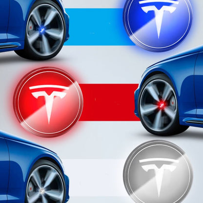 LED Wheel Hub Light Caps For Tesla Model 3/Y/X/S（4ps）