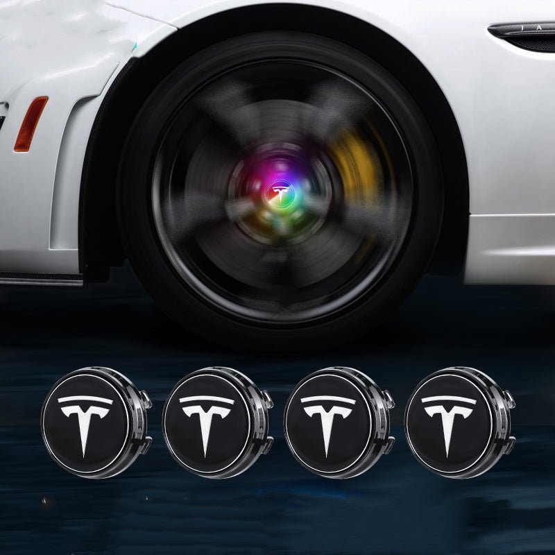 LED Wheel Hub Light Caps For Tesla Model 3/Y/X/S（4ps）