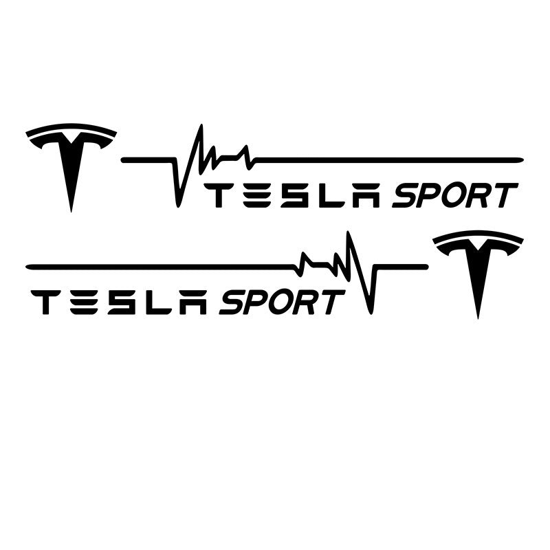 Letter Emblem Sticker For Tesla Model 3/Y/S/X