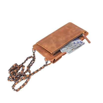Lovell Crossbody Leather Phone Wallet