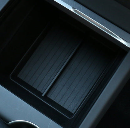 Lower Center Console Storage Box for Tesla Model 3 Highland & Model Y Juniper