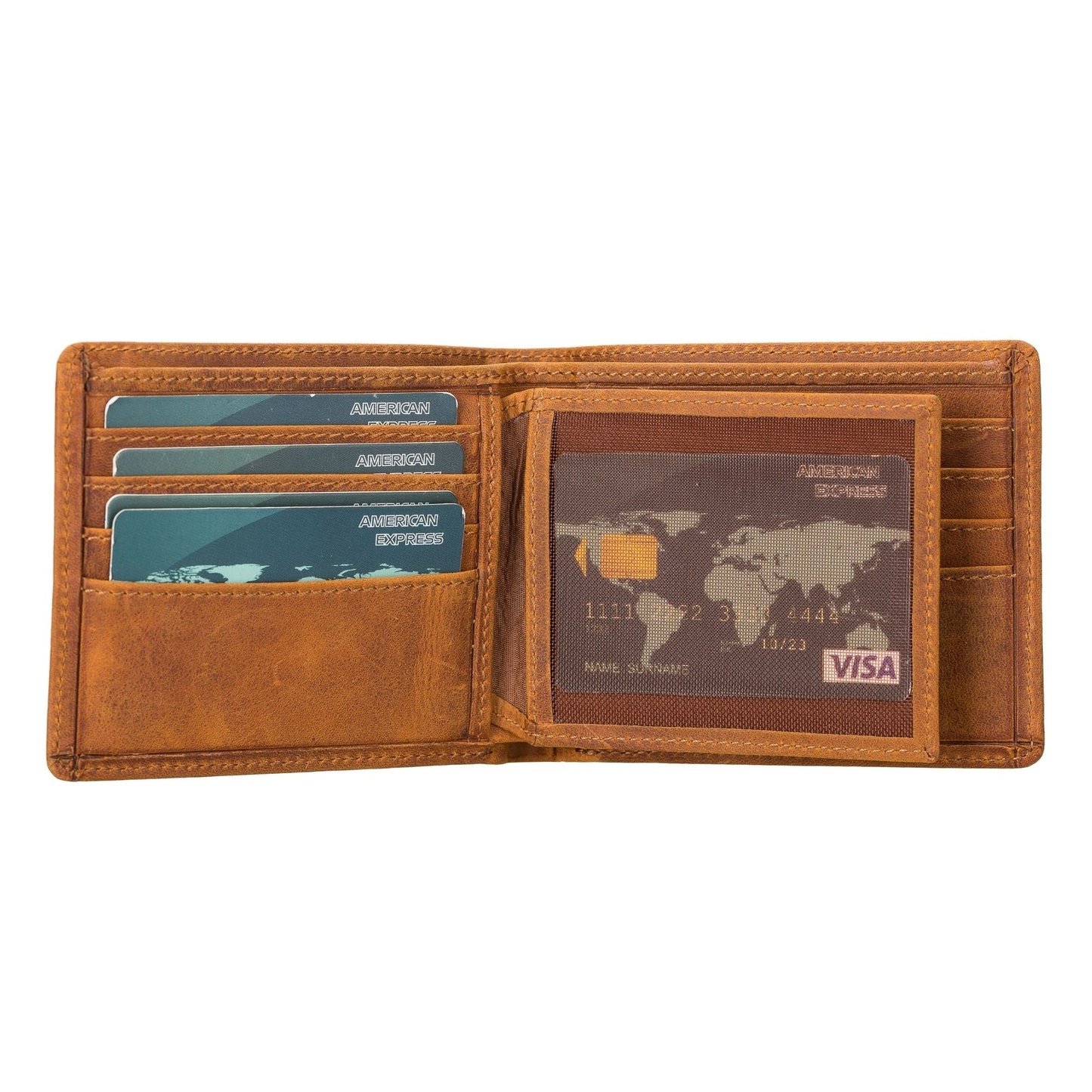 Lusk Slim Bifold Design Handcrafted Men's Genuine Leather Wallet