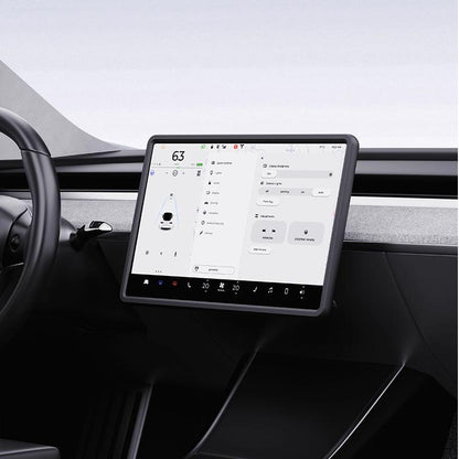 Magnetic Silicone Center Screen Frame for Tesla Model Y Juniper & Model 3 Highland