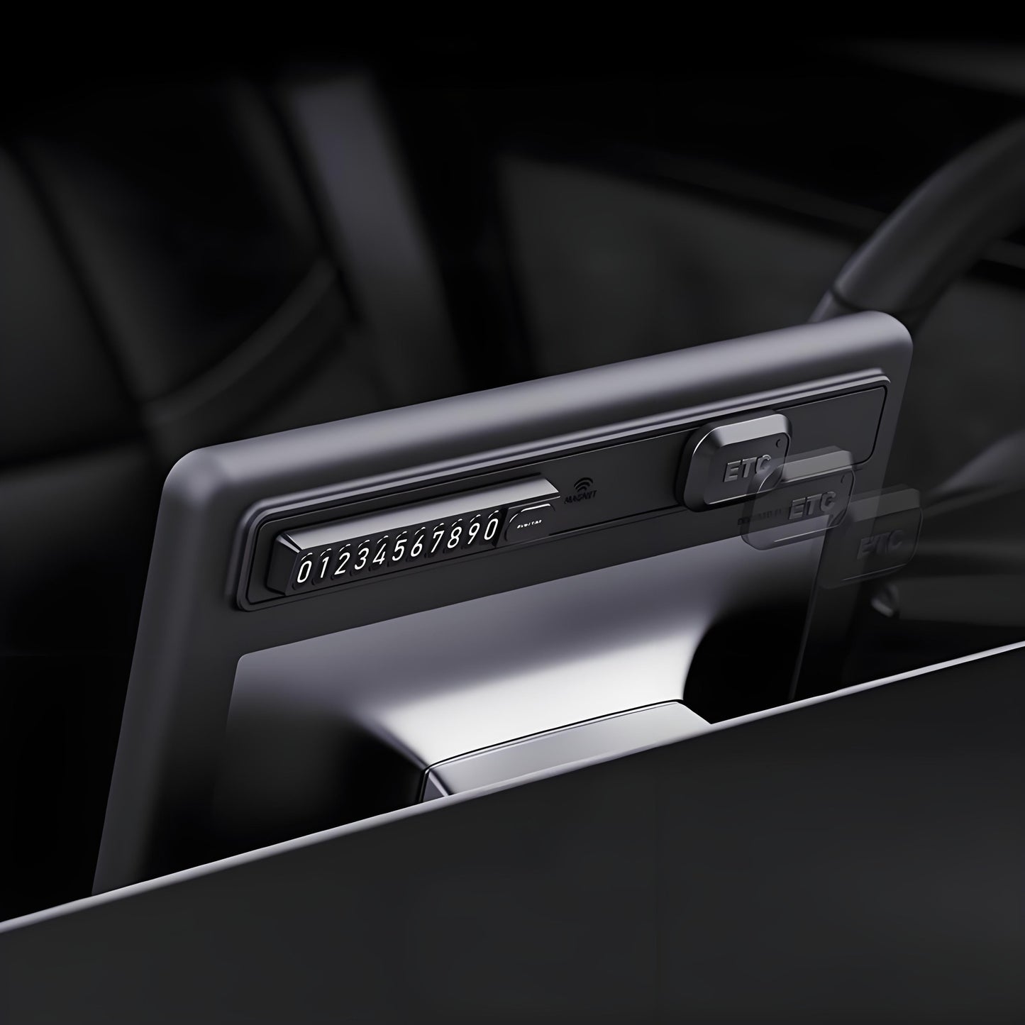 Magnetic Silicone Center Screen Frame for Tesla Model Y Juniper & Model 3 Highland