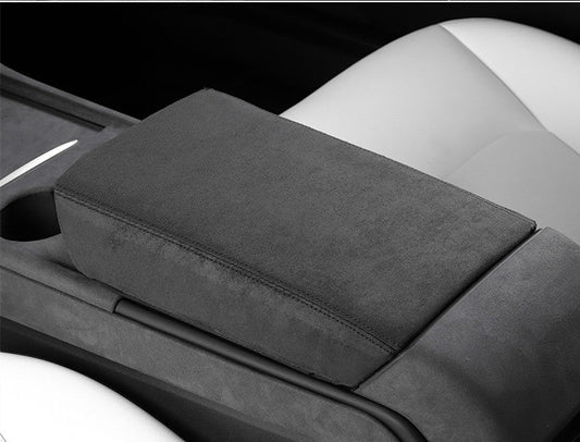 Alcantara Armrest Cover for Model 3 Highland & New Model Y