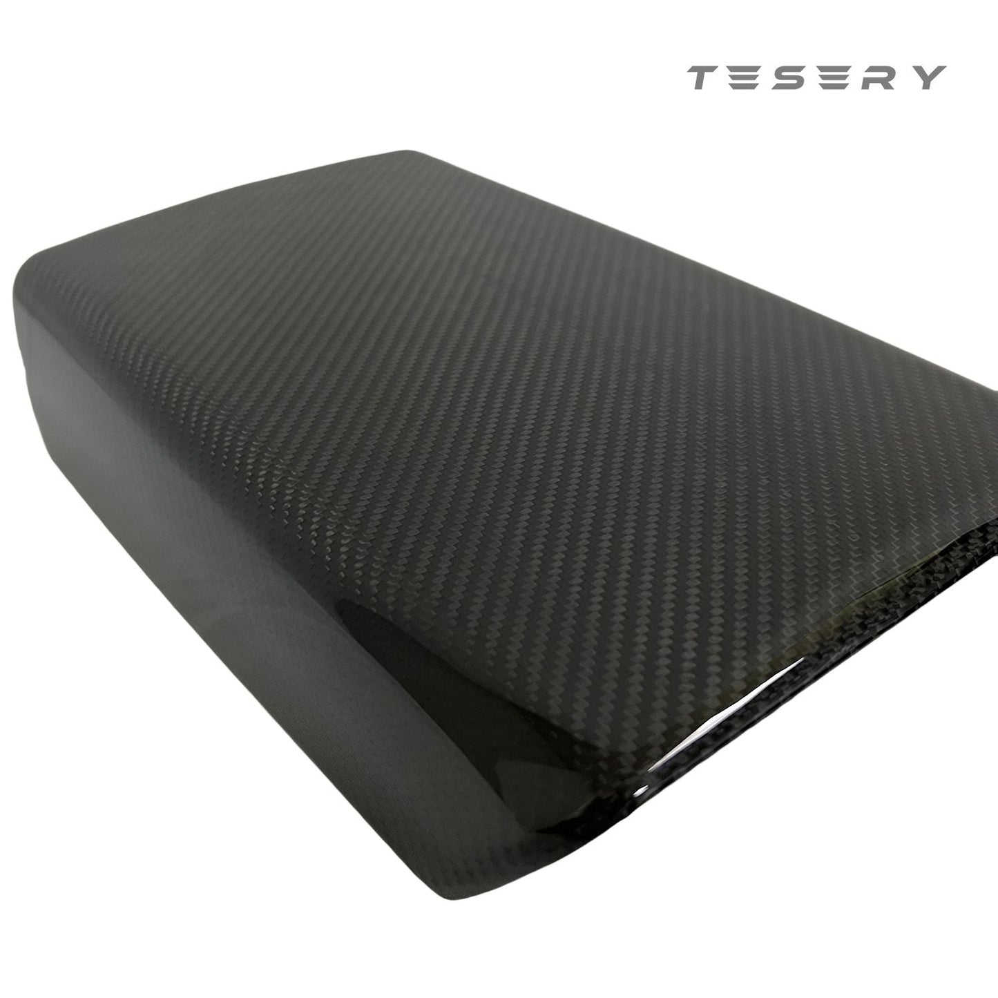 TESERY Model Y / 3 Armrest Cover - Dry Carbon Fiber Interior Mods