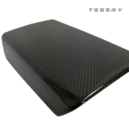 TESERY Model Y / 3 Armrest Cover - Dry Carbon Fiber Interior Mods