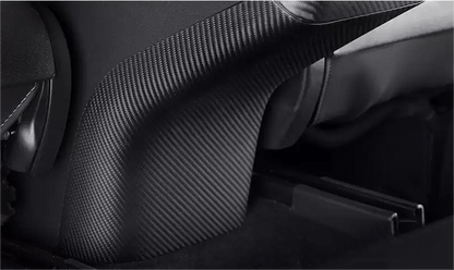 Model 3 / Y Backseat Center Console Base Cap - Carbon Fiber Interior Mods
