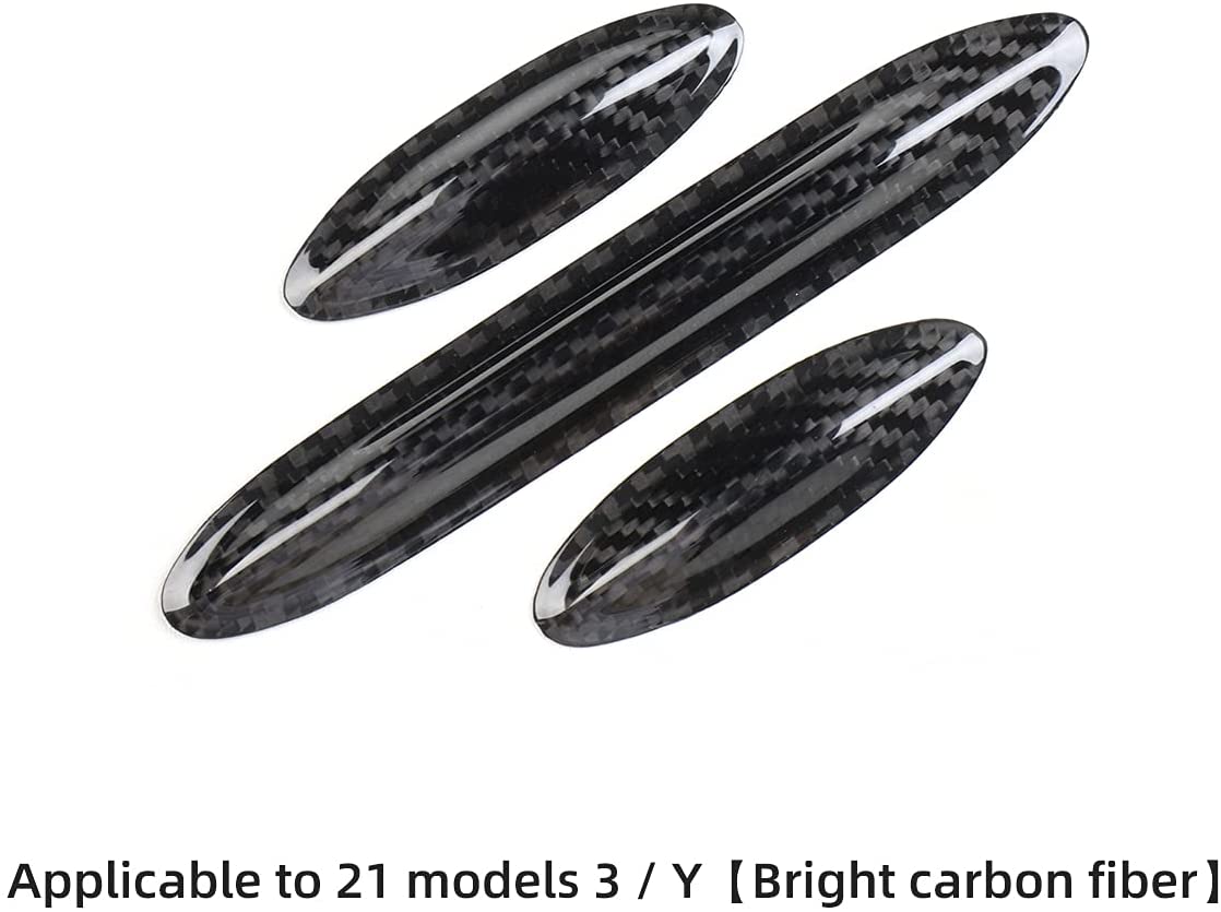 Model 3 / Y Central Control Panel Stickers - Carbon Fiber Interior Mods