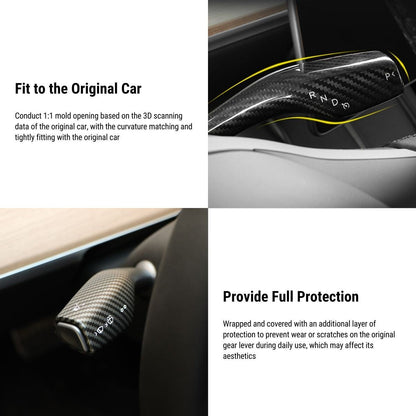 Model 3 / Y Gear Shift Cover Turn Signal Lever Trim- ABS