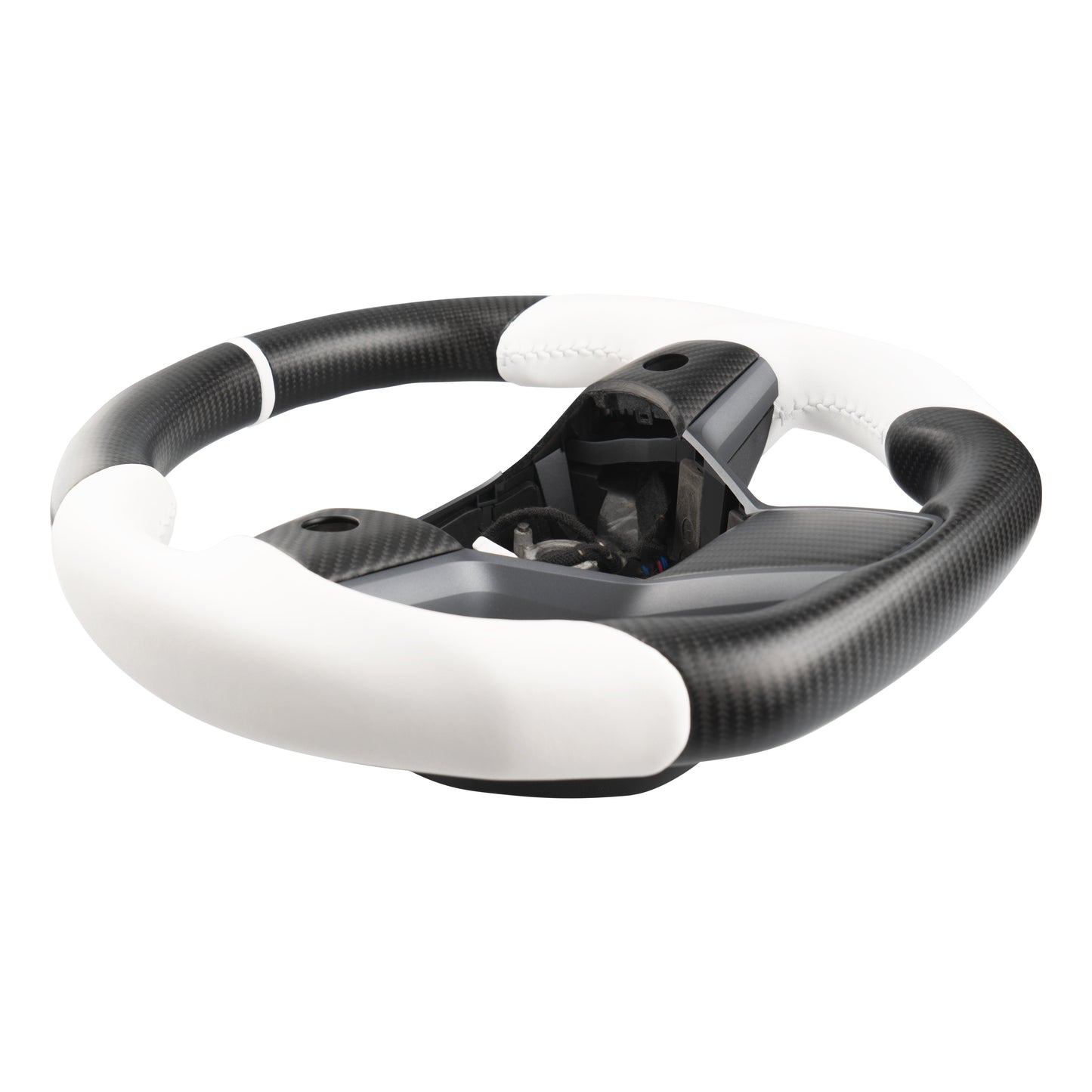 Model 3 / Y Sport Round Carbon Fiber Steering wheel 【Style 41】