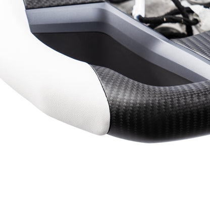 Model 3 / Y Sport Round Carbon Fiber Steering wheel 【Style 41】