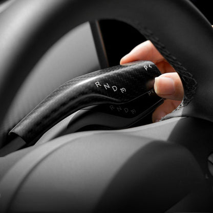 TESERY Model 3 / Y Stalks Turn Signal Cover - Dry Carbon Fiber Interior Mods
