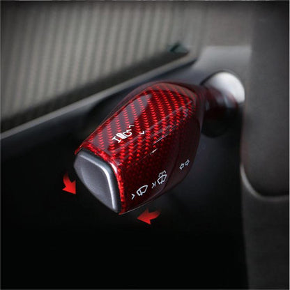 TESERY Model 3 / Y Stalks Turn Signal Cover - Dry Carbon Fiber Interior Mods