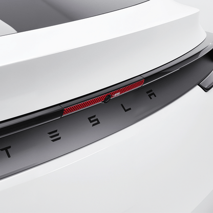 Model Y Juniper Rear Trunk Button Sticker | Flexible Urethane Carbon Fiber