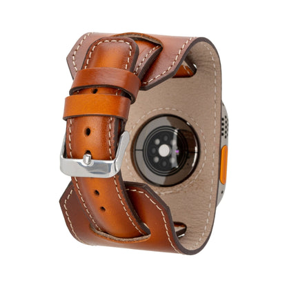 Moorcroft Cuff Leather Bands for Apple Watch