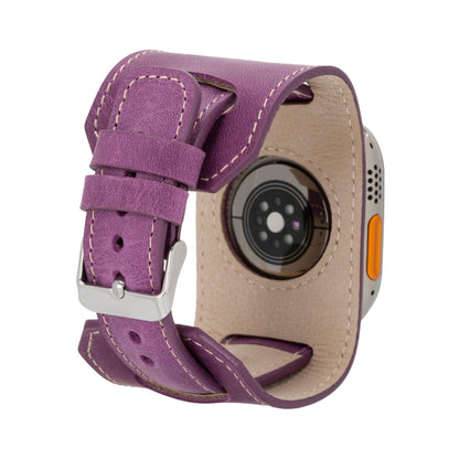 Moorcroft Cuff Leather Bands for Apple Watch