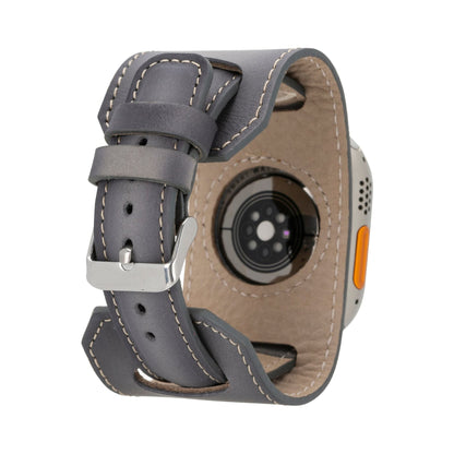 Moorcroft Cuff Leather Bands for Apple Watch