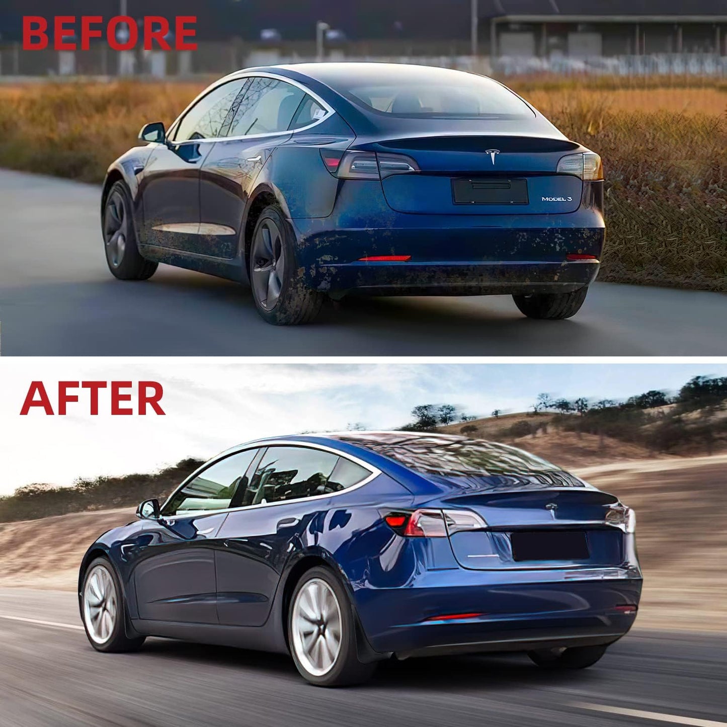 TESERY Mud Flaps for Model S/X