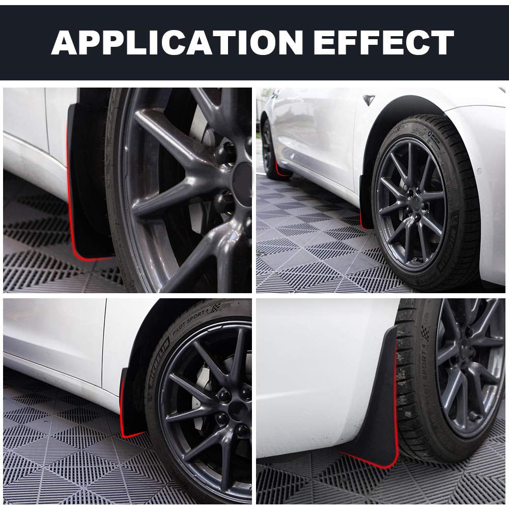 Mud Flaps Splash Guards for Tesla Model 3 / Y
